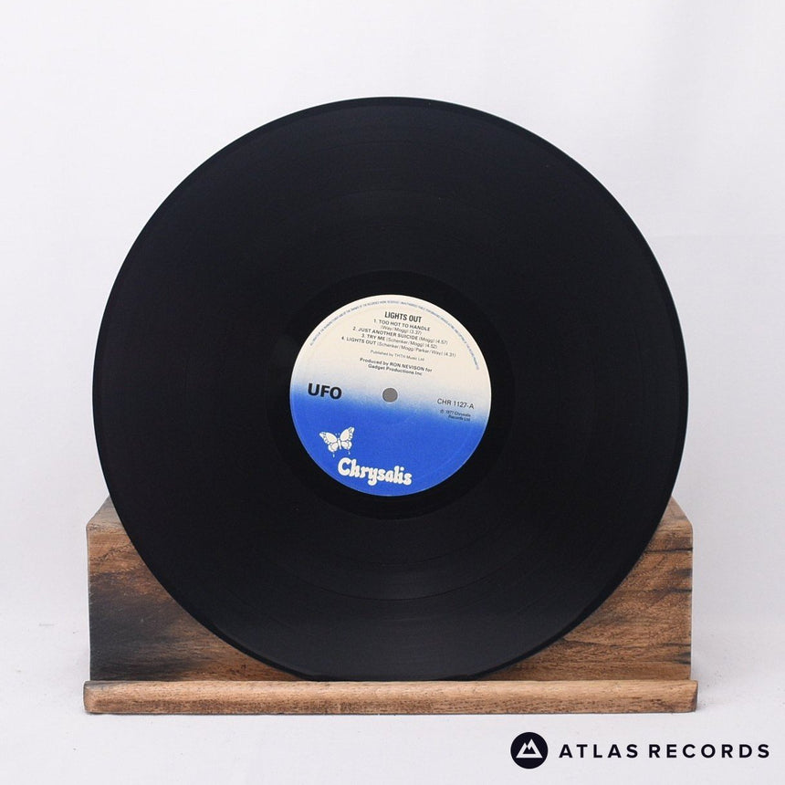 UFO - Lights Out - Reissue Second Press A B LP Vinyl Record - EX/NM