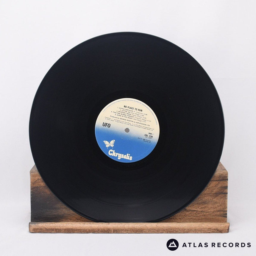 UFO - No Place To Run - Green Title LP Vinyl Record - VG+/EX