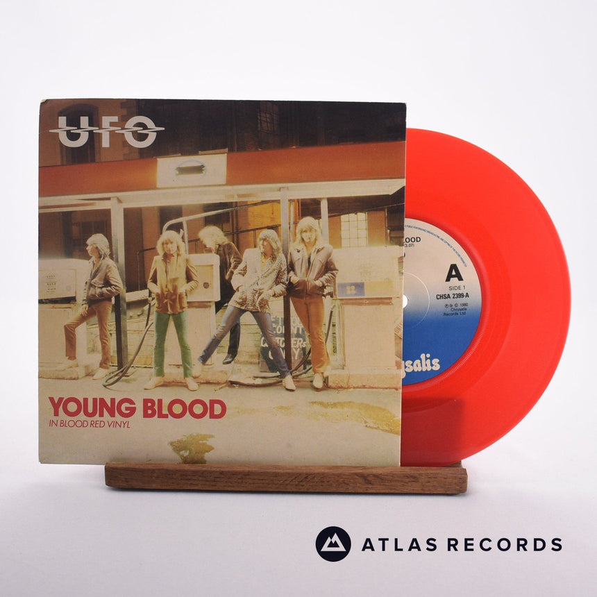 UFO Young Blood 7" Vinyl Record - Front Cover & Record