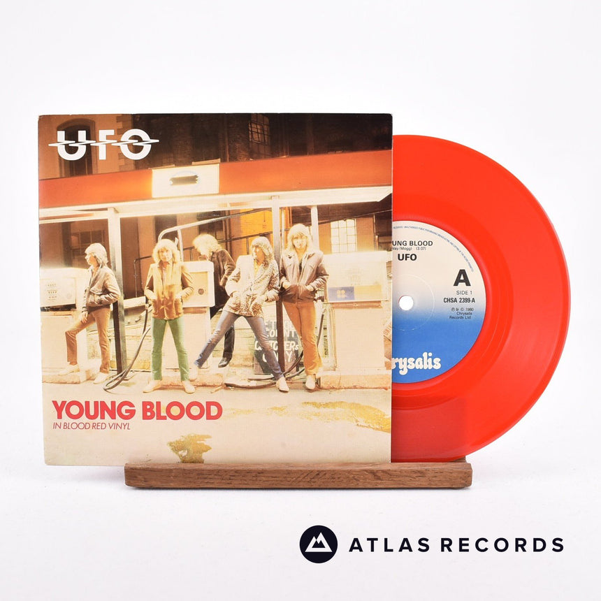 UFO Young Blood 7" Vinyl Record - Front Cover & Record