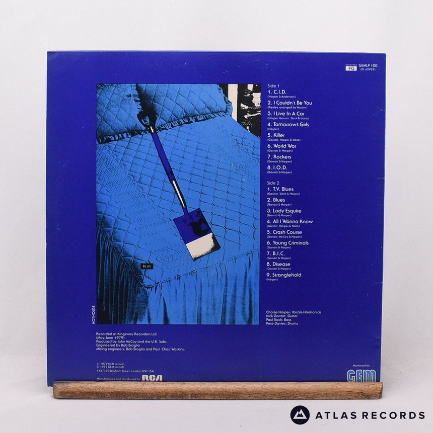 UK Subs - Another Kind Of Blues - Blue A-1 B-1 LP Vinyl Record - VG+/EX