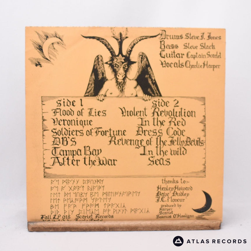 UK Subs - Flood Of Lies - Mpo Repress LP Vinyl Record - VG+/EX