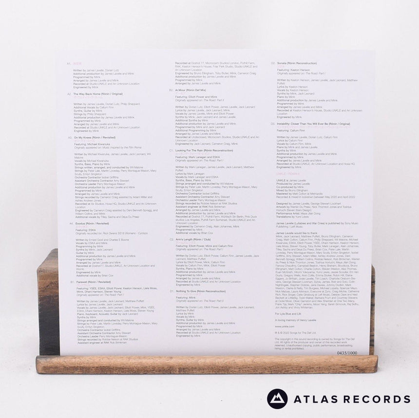 UNKLE - Rōnin II - 2 x LP Vinyl Record