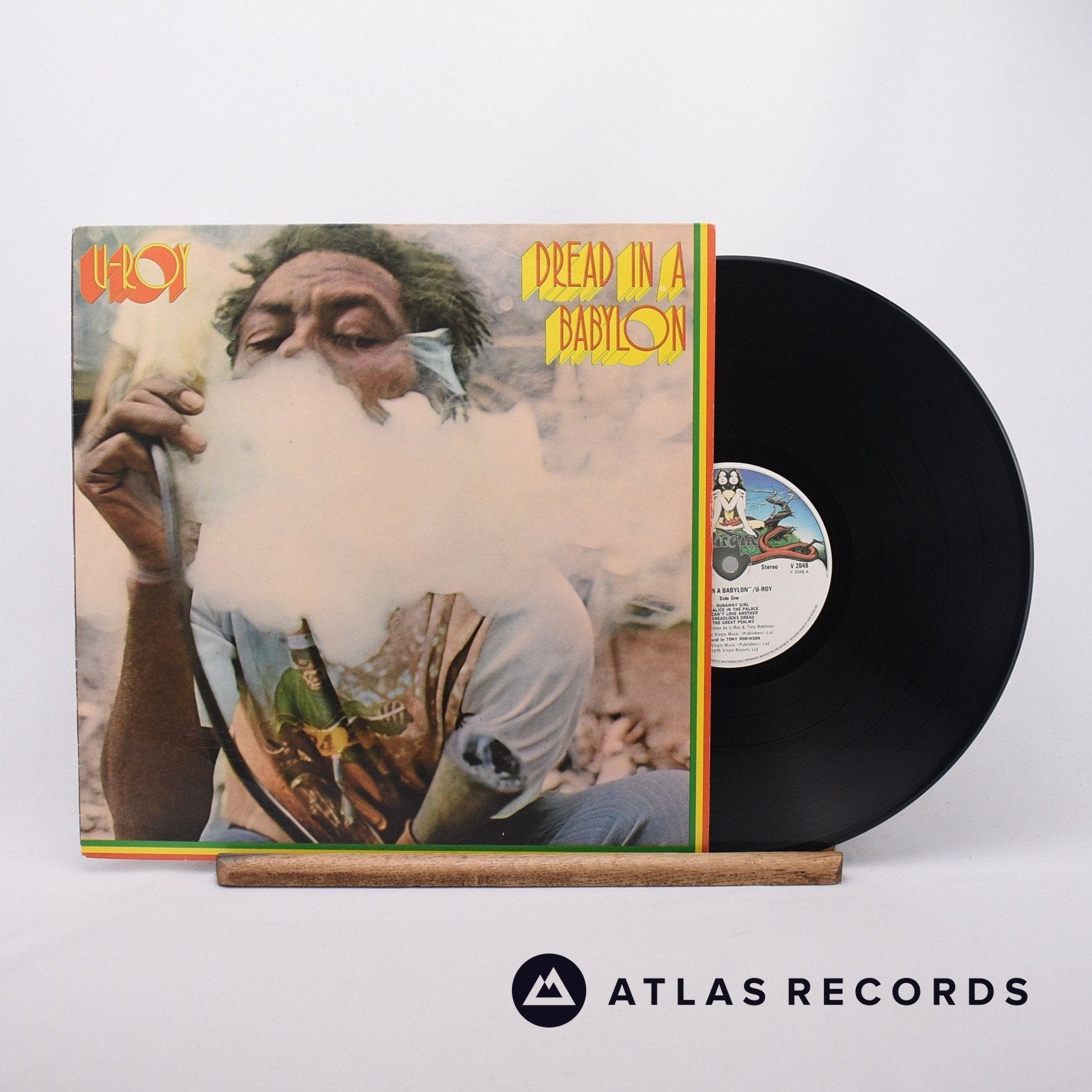 U-Roy Dread In A Babylon LP Vinyl Record VG+/EX – Atlas Records