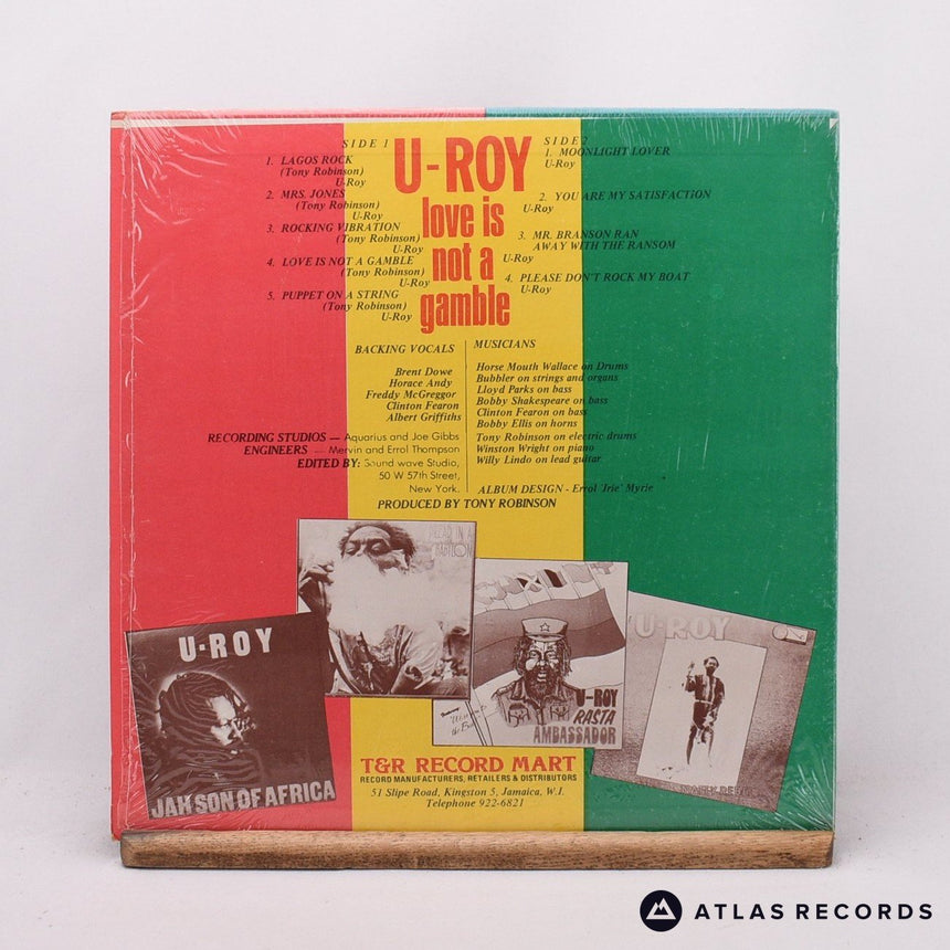 U-Roy - Love Is Not A Gamble - Jamaica LP Vinyl Record - EX/VG+