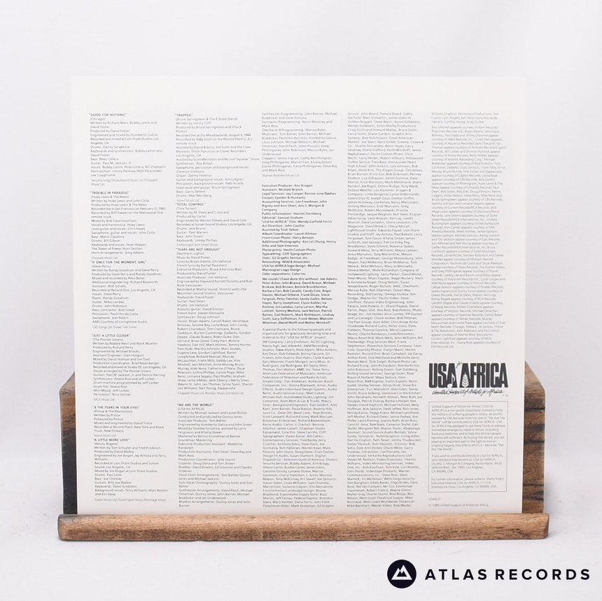 USA For Africa - We Are The World - Insert Gatefold LP Vinyl Record - EX/EX
