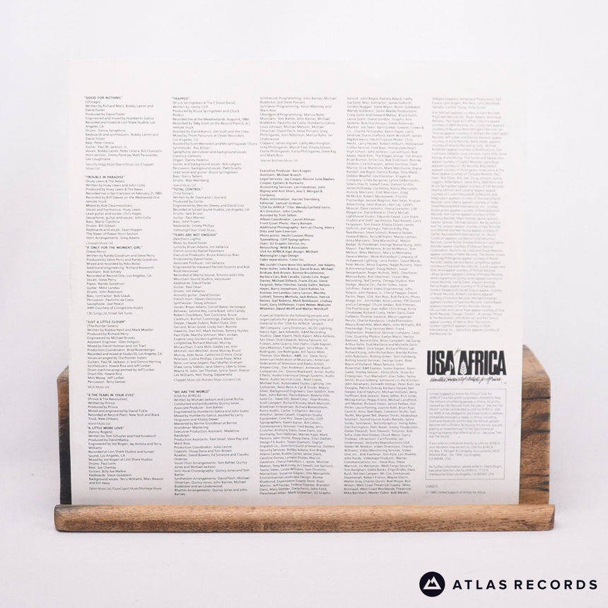 USA For Africa - We Are The World - Insert Gatefold LP Vinyl Record - EX/EX