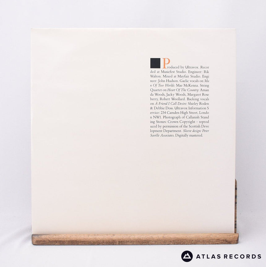 Ultravox - Lament - First Uk Press A//3 B//4 LP Vinyl Record - VG+/EX