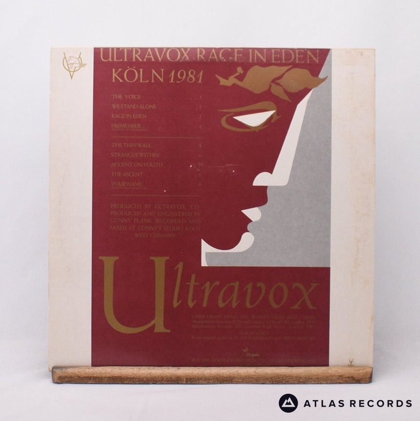 Ultravox - Rage In Eden - LP Vinyl Record - VG+/VG+