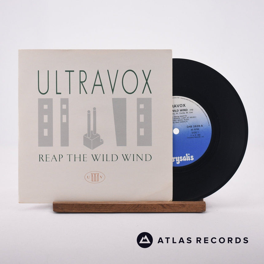 Ultravox Reap The Wild Wind 7" Vinyl Record - Front Cover & Record