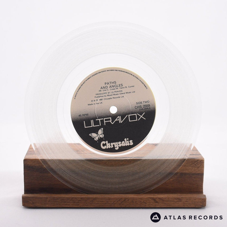 Ultravox - The Voice - Clear 7" Vinyl Record - EX/EX