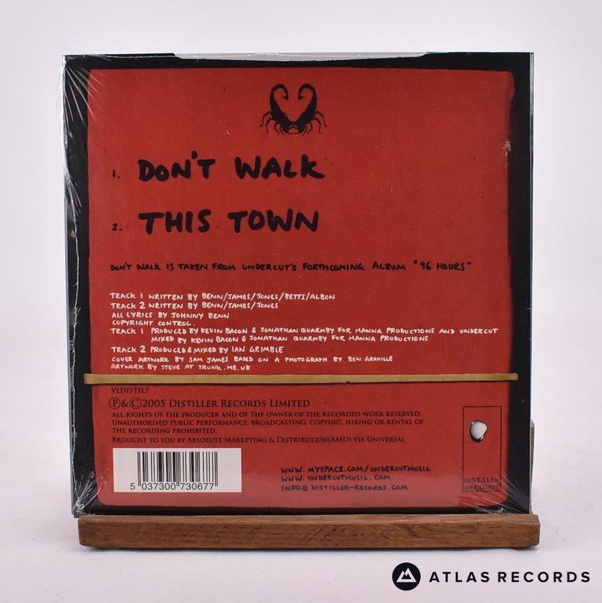 Undercut - Don't Walk - Red Sealed 7" Vinyl Record - NEW