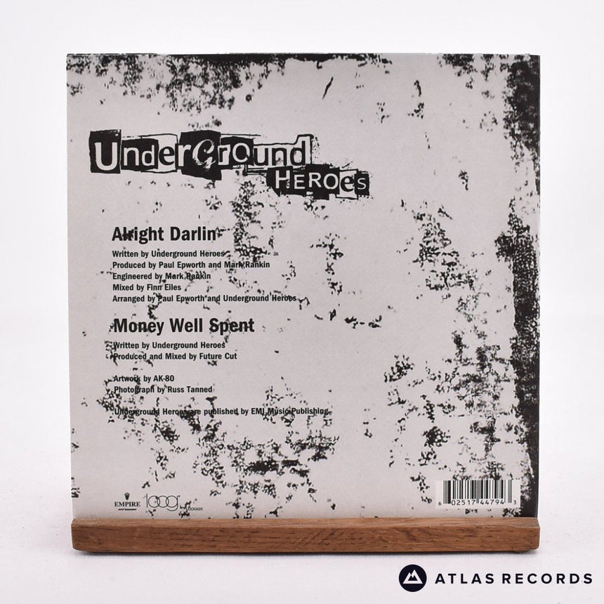 Underground Heroes - Alright Darlin - 7" Vinyl Record - NM/NM