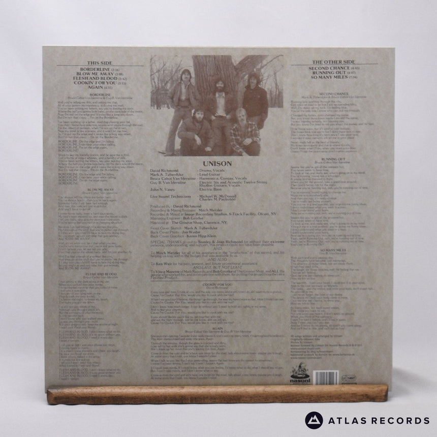 Unison - Unison - Gold Limited Edition Reissue LP Vinyl Record - NM/NM