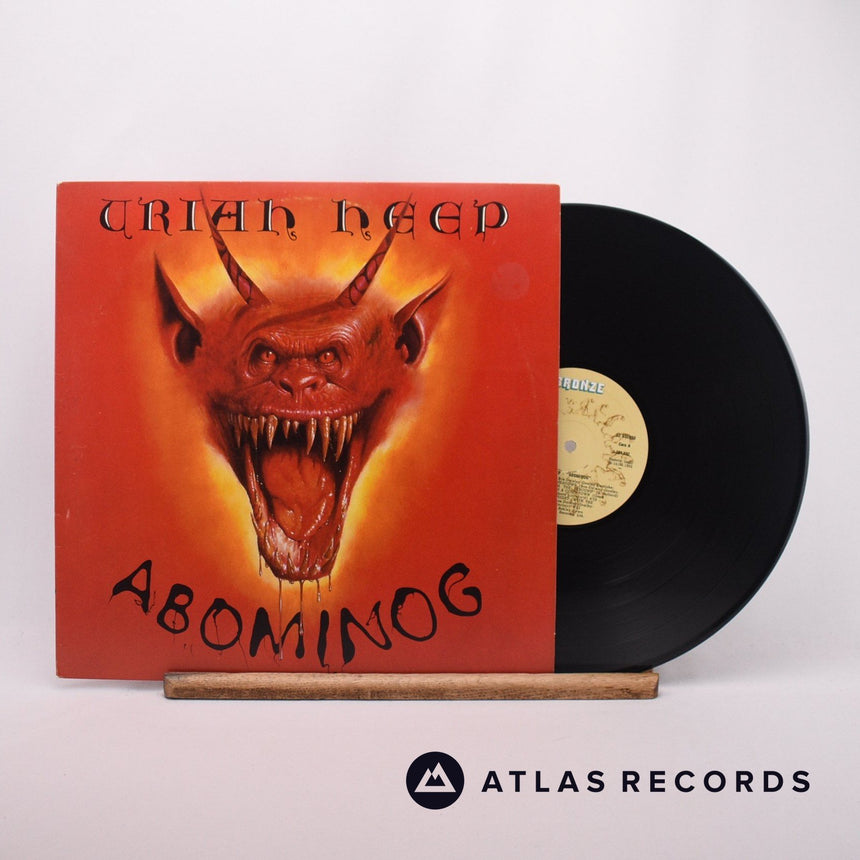 Uriah Heep Abominog LP Vinyl Record - Front Cover & Record