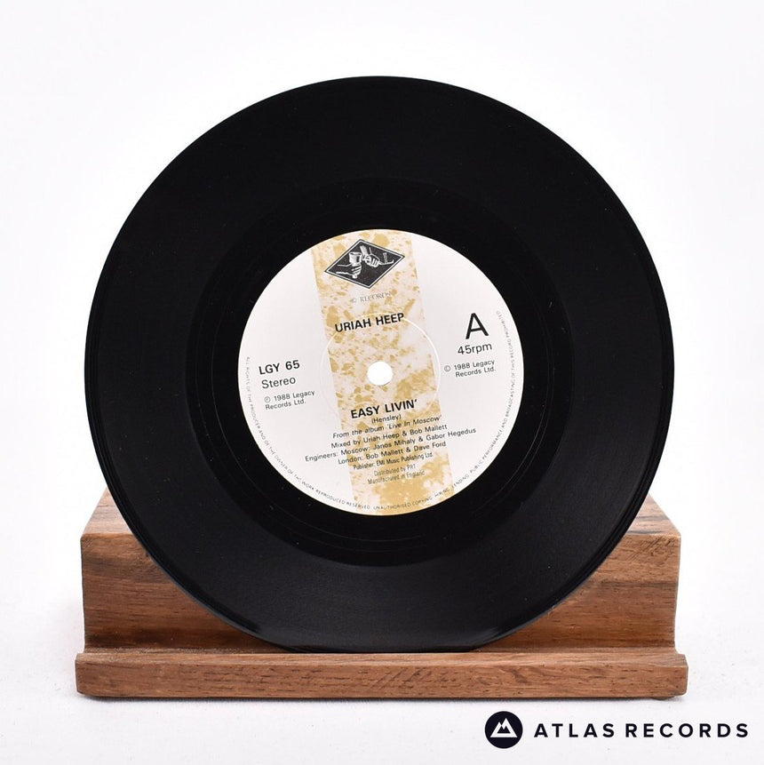 Uriah Heep - Easy Livin' - 7" Vinyl Record - EX/EX