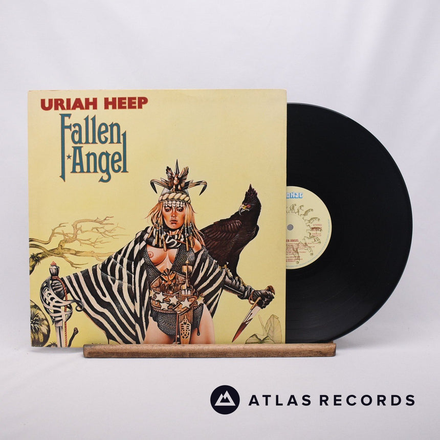 Uriah Heep Fallen Angel LP Vinyl Record - Front Cover & Record