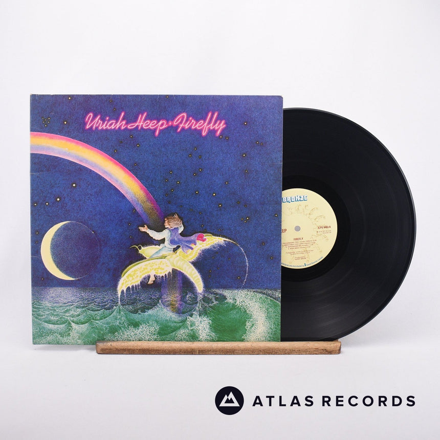 Uriah Heep Firefly LP Vinyl Record - Front Cover & Record