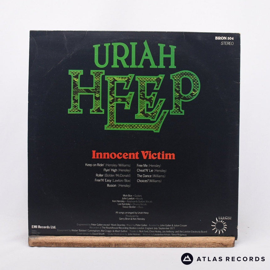 Uriah Heep - Innocent Victim - Booklet Insert A-1 B-1 LP Vinyl Record - VG+/VG+