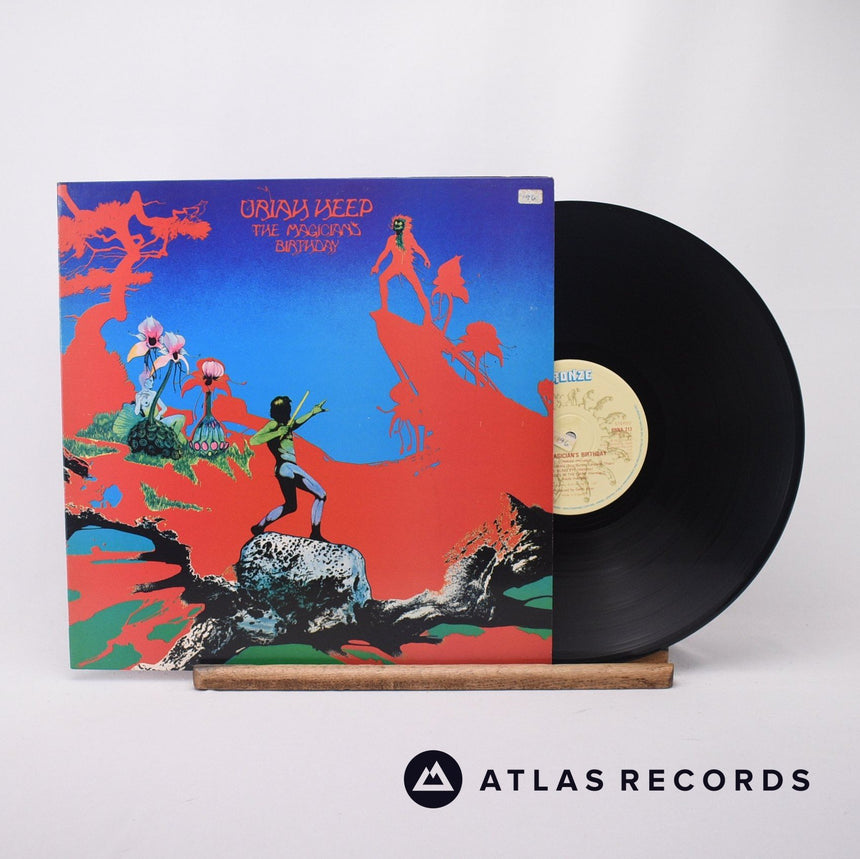 Uriah Heep The Magician's Birthday LP Vinyl Record - Front Cover & Record