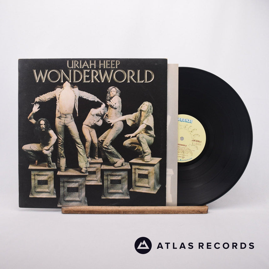 Uriah Heep Wonderworld LP Vinyl Record - Front Cover & Record
