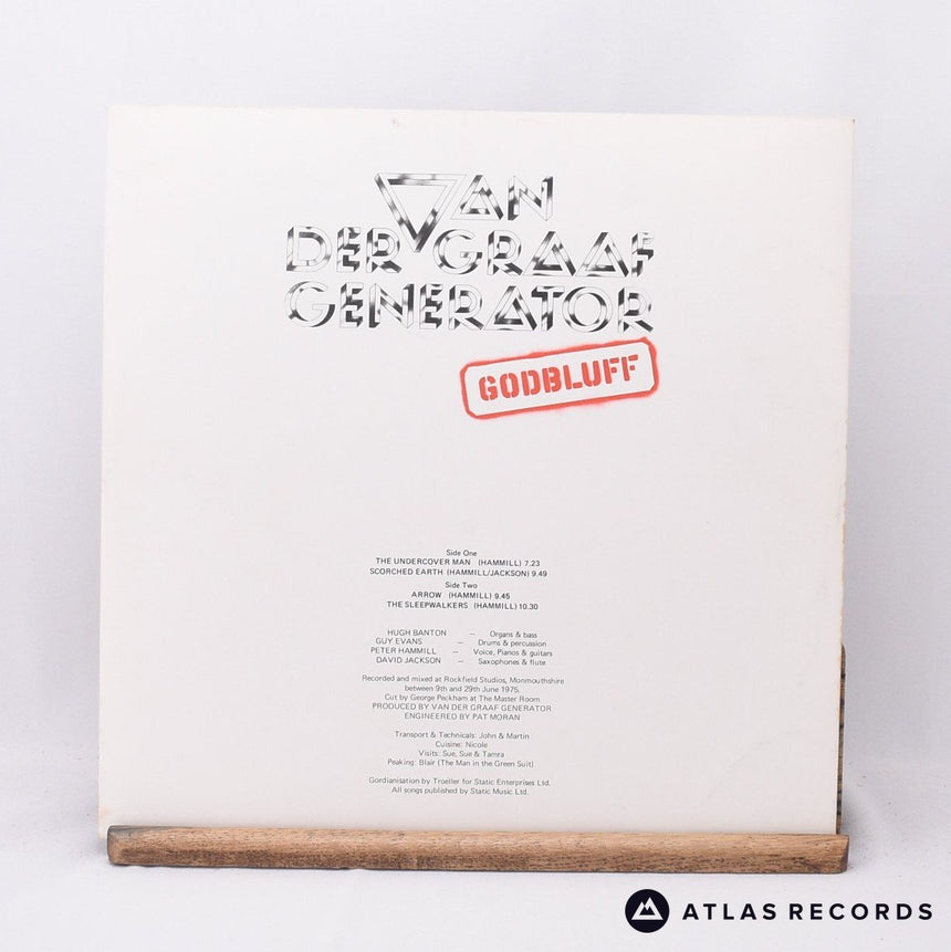Van Der Graaf Generator - Godbluff - Arun 1Y//9 B//3 LP Vinyl Record - EX/VG+