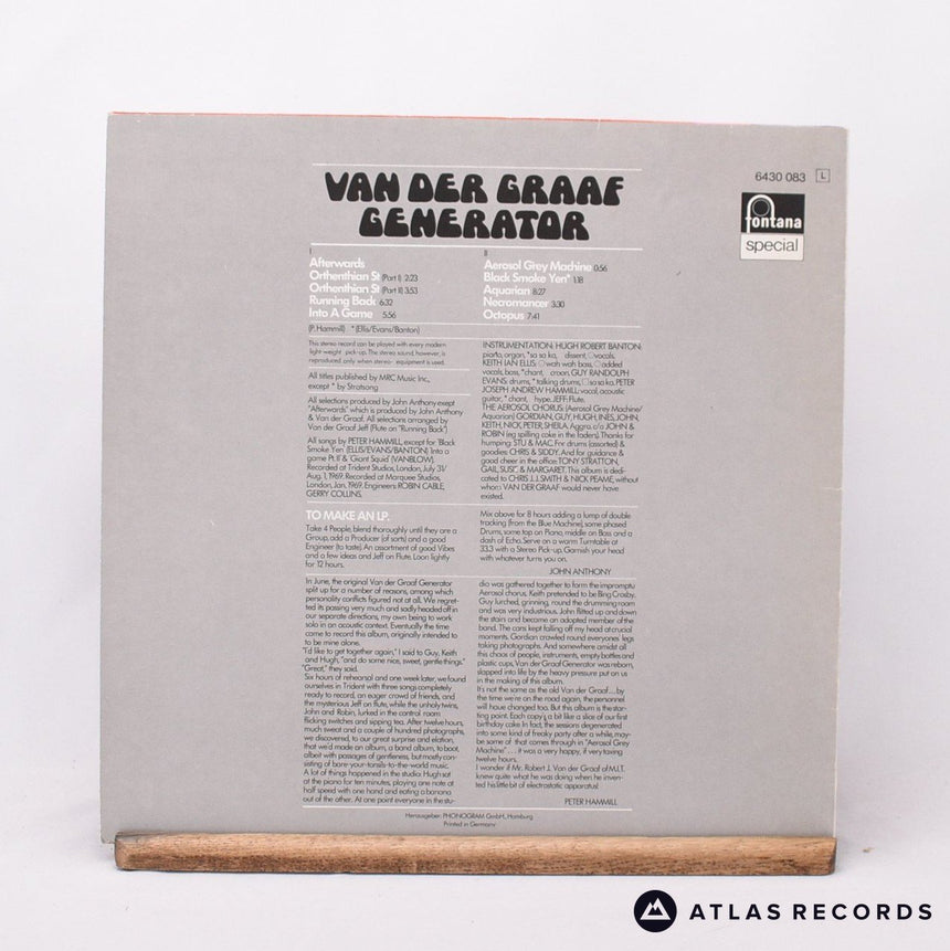 Van Der Graaf Generator - The Aerosol Grey Machine - LP Vinyl Record - EX/EX