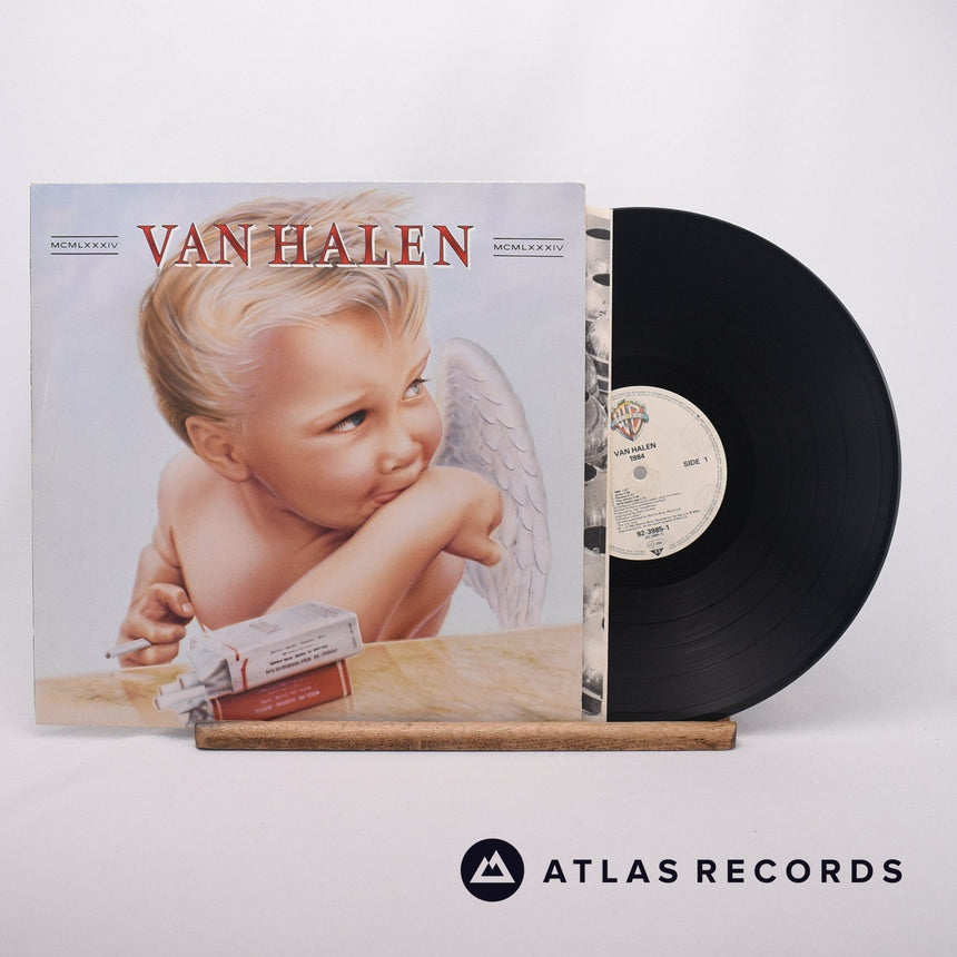 Van Halen 1984 LP Vinyl Record - Front Cover & Record
