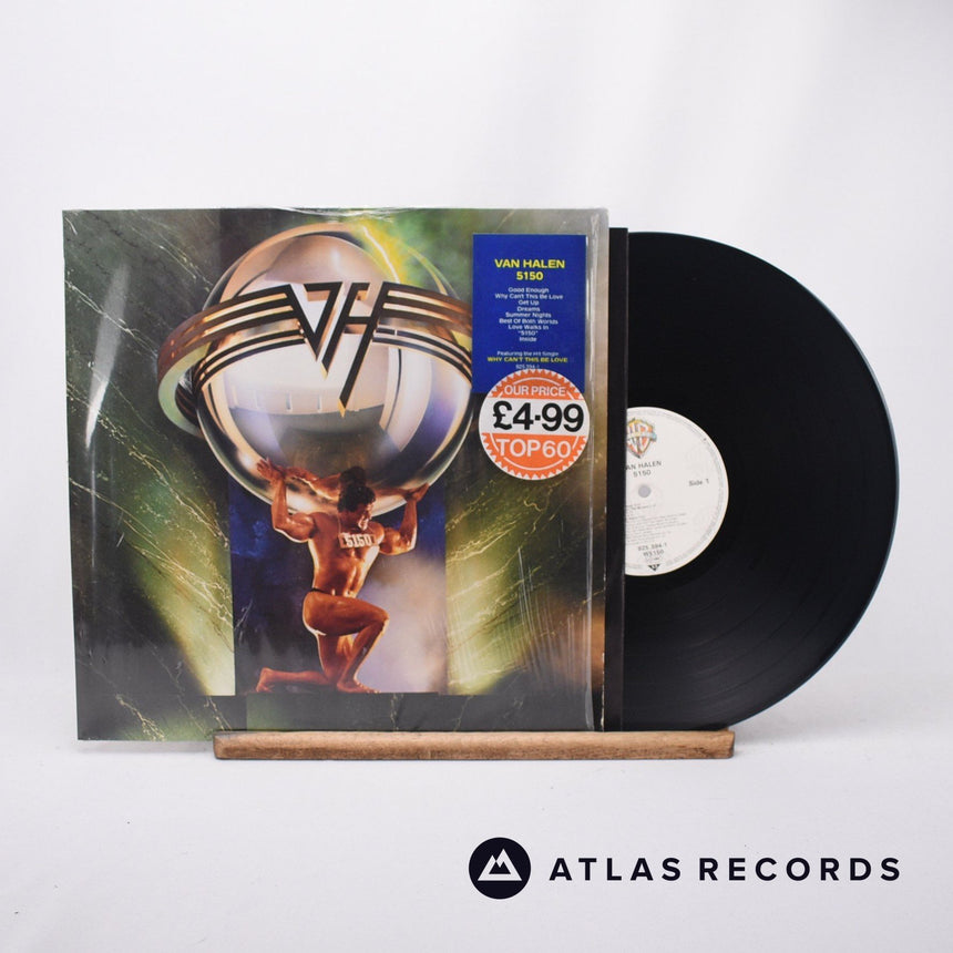 Van Halen 5150 LP Vinyl Record - Front Cover & Record