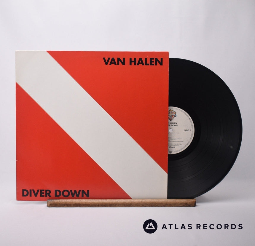 Van Halen Diver Down LP Vinyl Record - Front Cover & Record