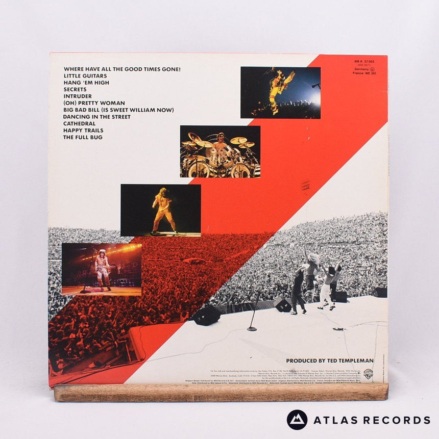 Van Halen - Diver Down - Strawberry LP Vinyl Record - EX/EX