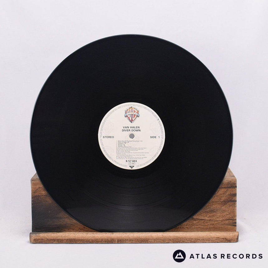 Van Halen - Diver Down - Strawberry LP Vinyl Record - EX/EX