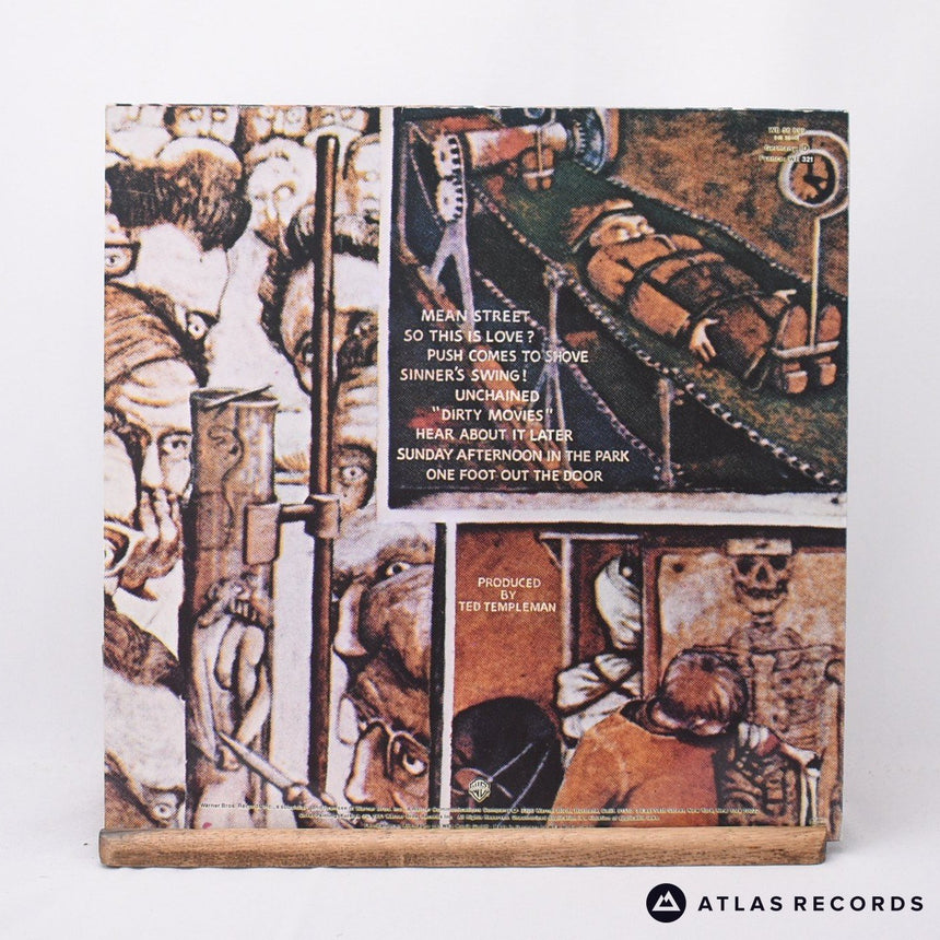 Van Halen - Fair Warning - Reissue Strawberry LP Vinyl Record - EX/EX