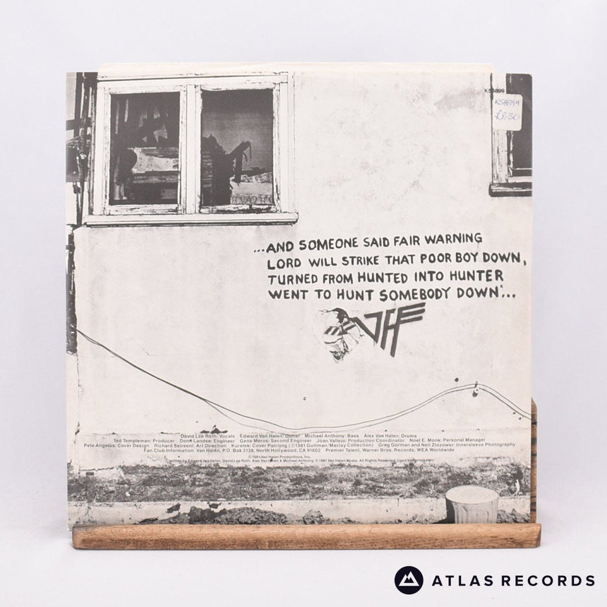 Van Halen - Fair Warning - Strawberry A1 B1 LP Vinyl Record - EX/EX