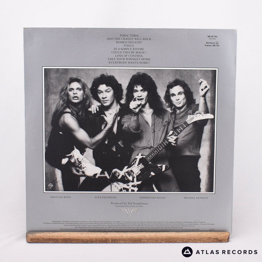 Van Halen - Women And Children First - Poster LP Vinyl Record - EX/EX