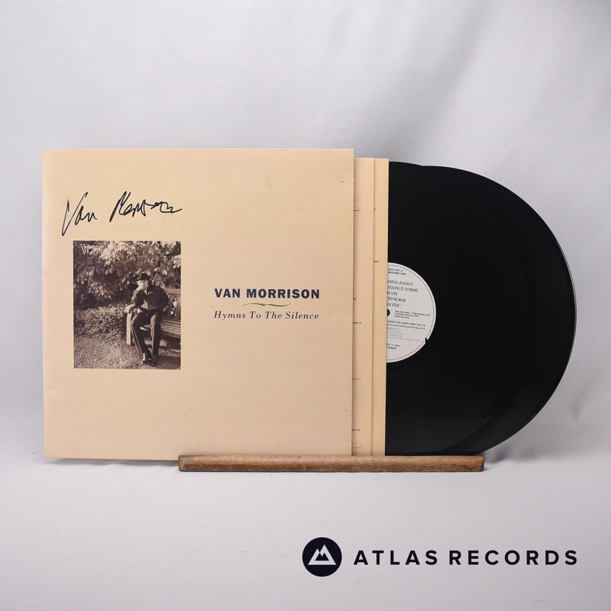 Van Morrison Hymns To The Silence Double LP Vinyl Record - Front Cover & Record