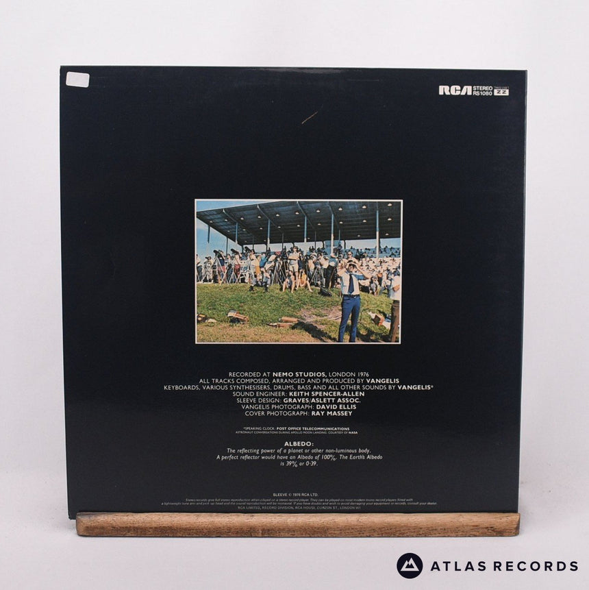 Vangelis - Albedo 0.39 - Bilbo LP Vinyl Record - EX/EX