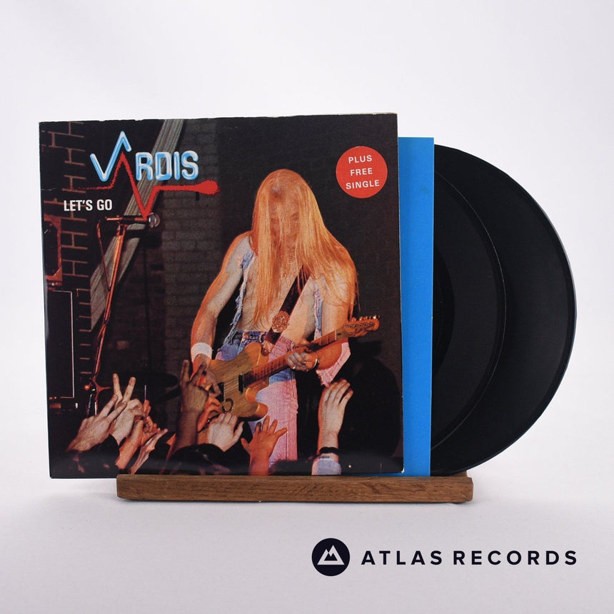 Vardis Let's Go 7" Vinyl Record - Front Cover & Record