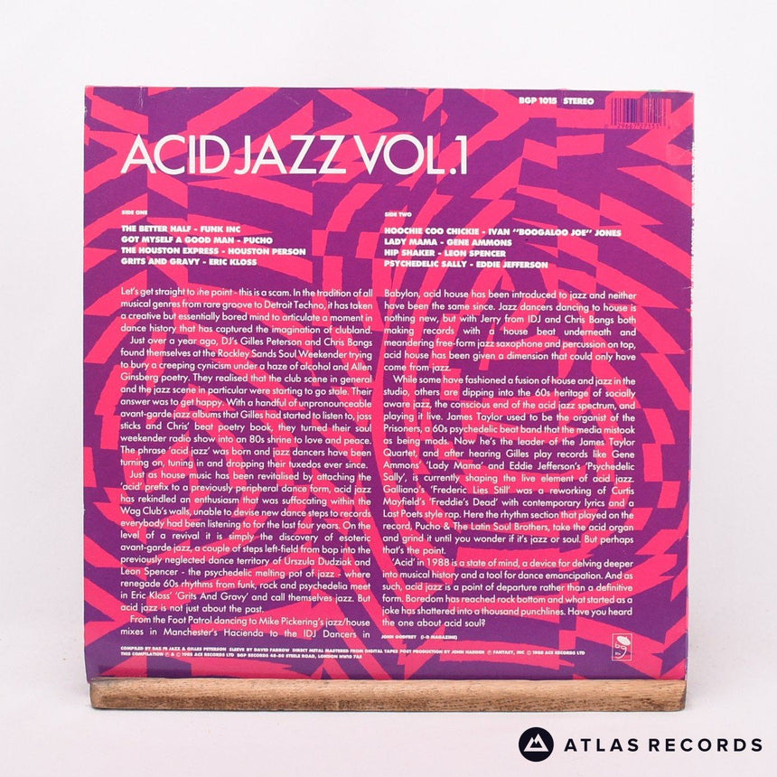 Various - Acid Jazz Vol. 1 - A-1 B-1 LP Vinyl Record - VG+/EX