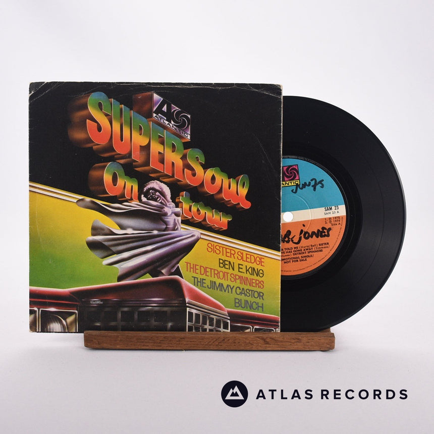 Various Atlantic Super Soul On Tour 7" Vinyl Record - Front Cover & Record