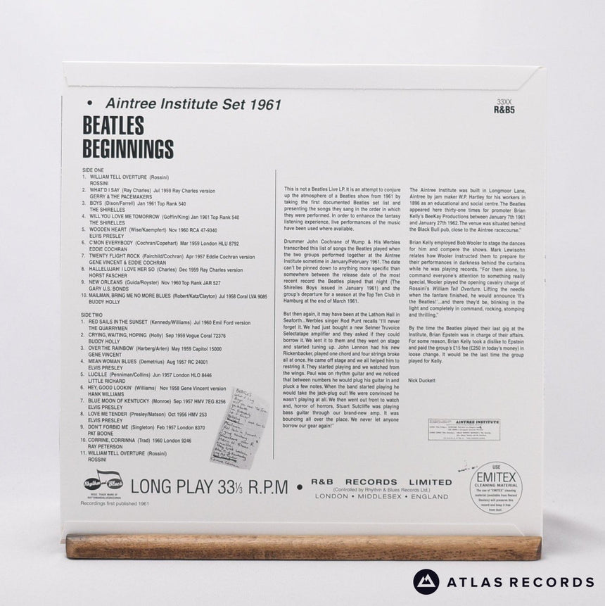 Various - Beatles Beginnings - Aintree Institute Set 1961 - LP Vinyl Record
