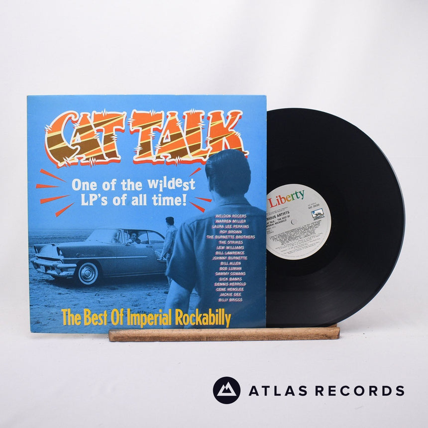 Various Cat Talk - The Best Of Imperial Rockabilly LP Vinyl Record - Front Cover & Record