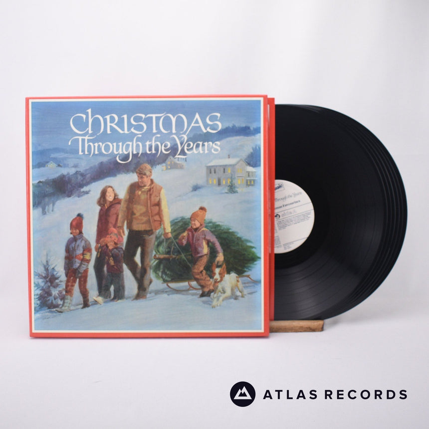 Various Christmas Through The Years 6 x LP Vinyl Record - Front Cover & Record