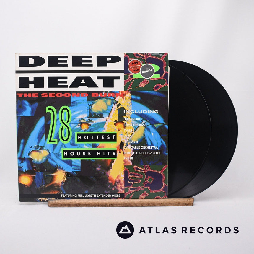 Various Deep Heat 2 - The Second Burn 2 x LP Vinyl Record - Front Cover & Record