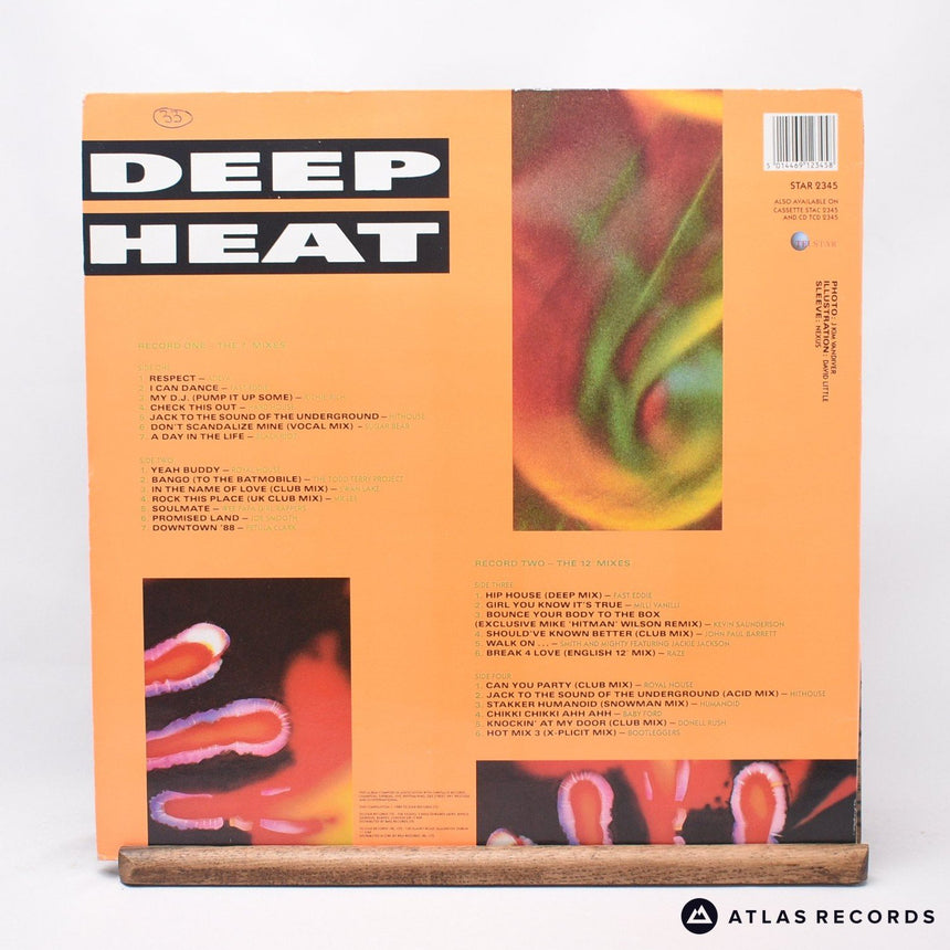 Various - Deep Heat - Gatefold Double LP Vinyl Record - EX/EX