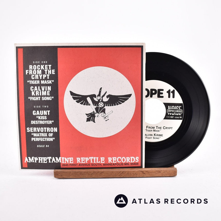 Various Dope-Guns-'N-Fucking In The Streets Volume Eleven 7" Vinyl Record - Front Cover & Record