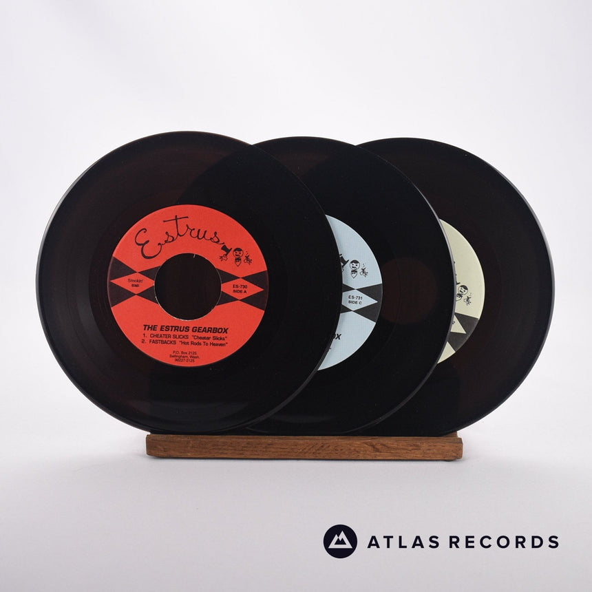 Various - Estrus Gearbox - Insert 3 x 7"Box Set Vinyl Record - EX/EX