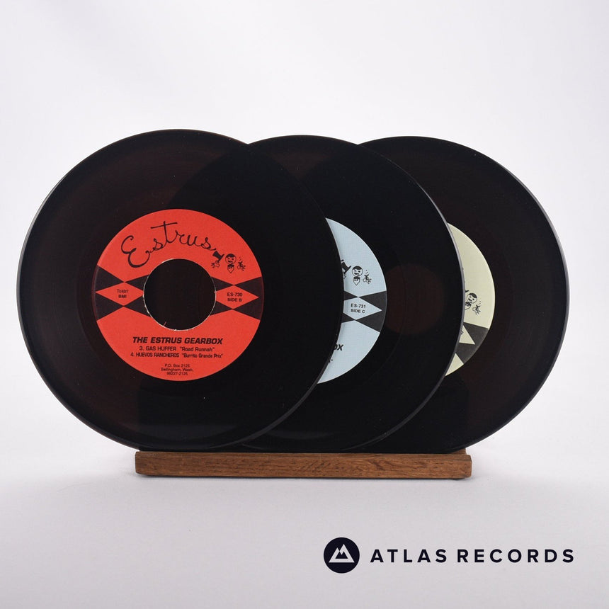 Various - Estrus Gearbox - Insert 3 x 7"Box Set Vinyl Record - EX/EX