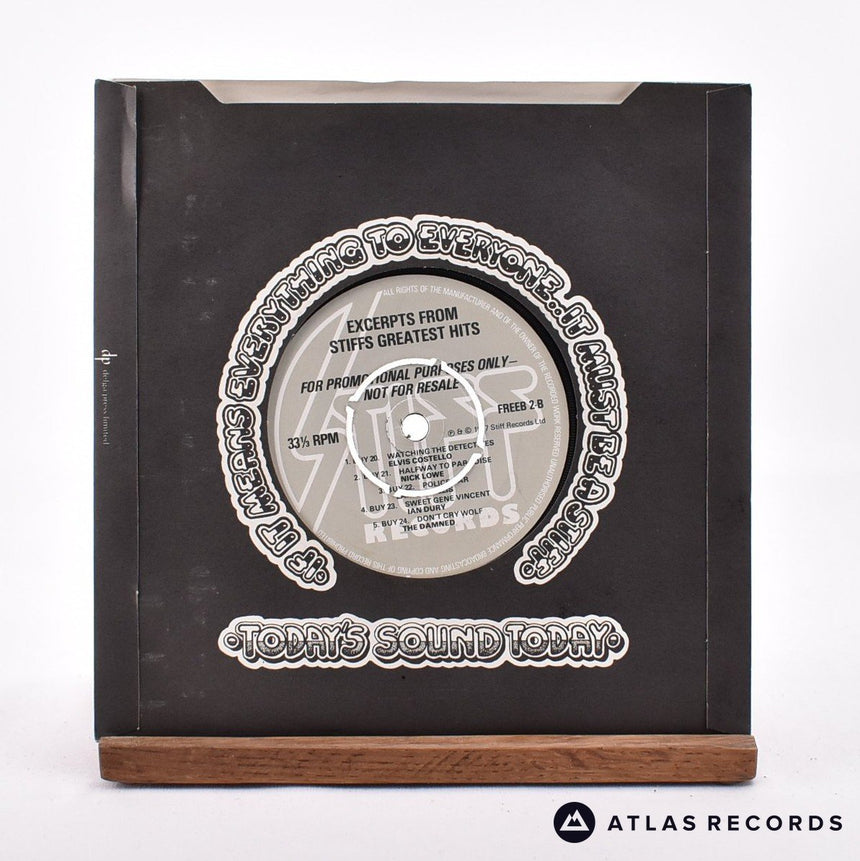 Various - Excerpts From Stiffs Greatest Hits - Promo 7" Vinyl Record - EX/VG+
