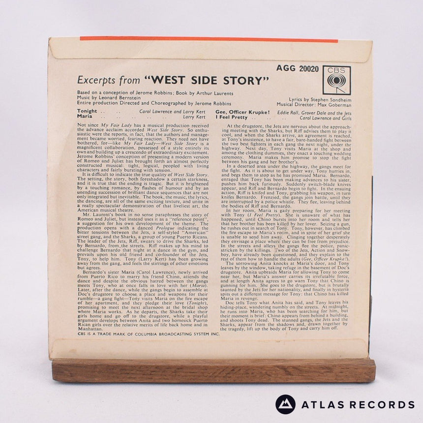 Various - Excerpts From West Side Story Vol. 1 - 7" Vinyl Record - VG+/VG+